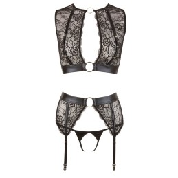 Erotissimo Loveshop 82 Erotique Ensemble dentelle noire wetlook