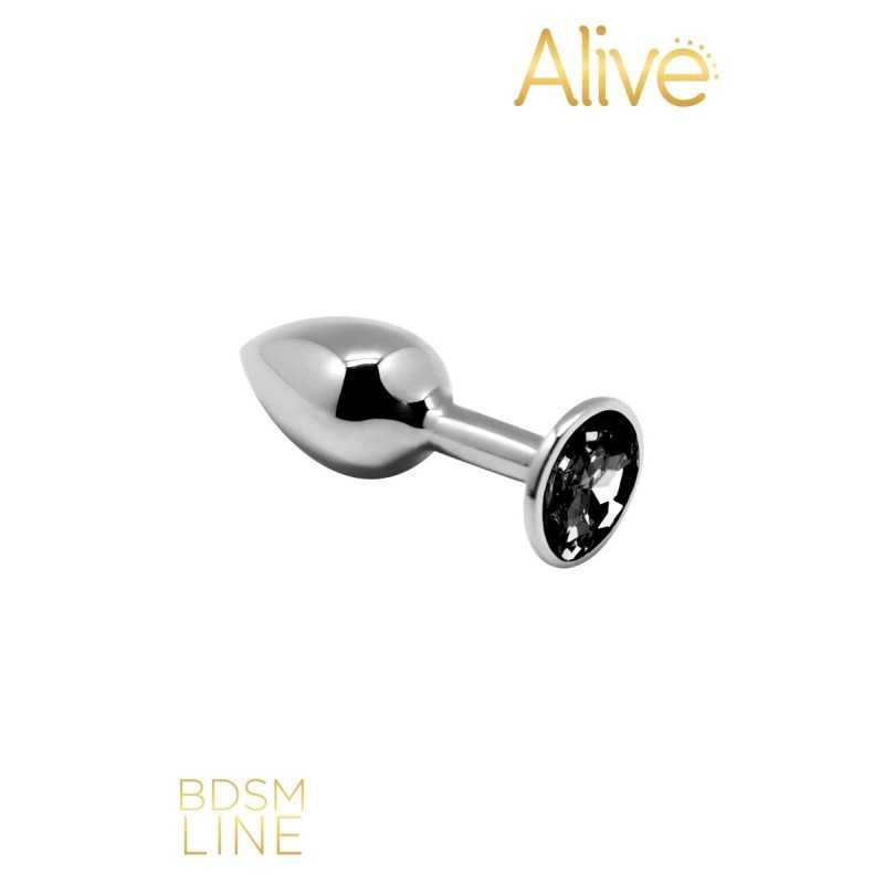 Erotissimo Loveshop 82 Metal Butt Plug Argent Alive BDSM