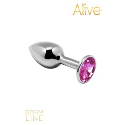 Erotissimo Loveshop 82 Metal Butt Plug Argent Alive BDSM