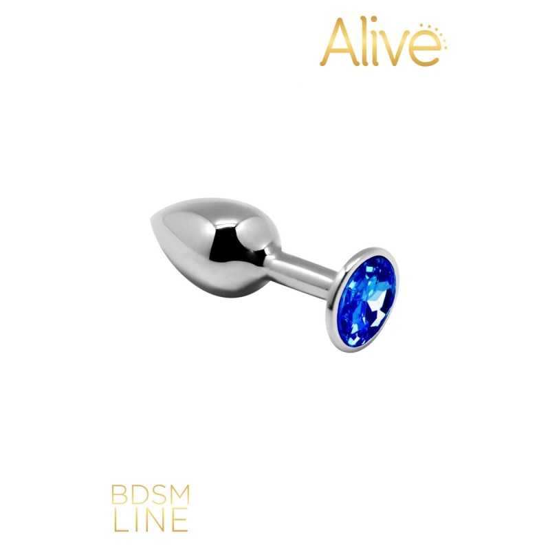 Erotissimo Loveshop 82 Metal Butt Plug Argent Alive BDSM