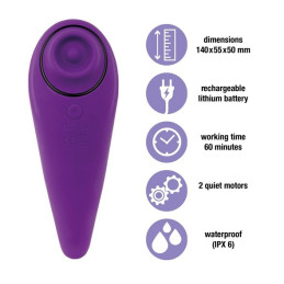 Erotissimo Loveshop 82 Femmegasm Vibrateur Pulsations Tap &