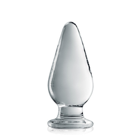 Erotissimo Loveshop 82 Plug Anal allongé en Verre transparent