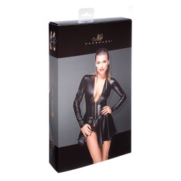 Erotissimo Loveshop 82 Robe wetlook effet corset avec dentelle