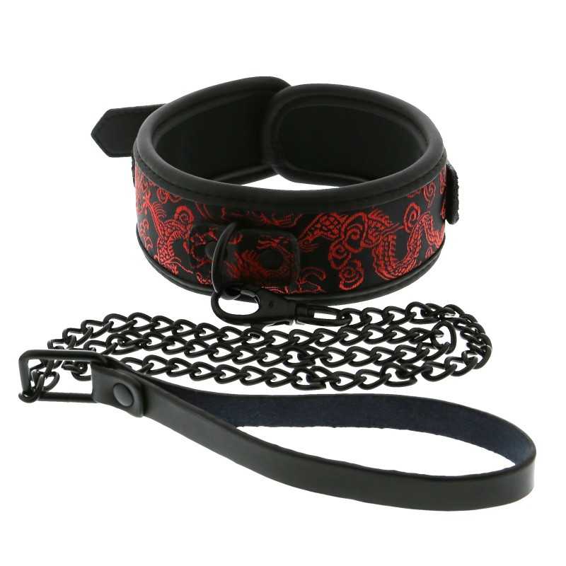 Erotissimo Loveshop 82 Collar & Leash Collier Et Laisse Simili