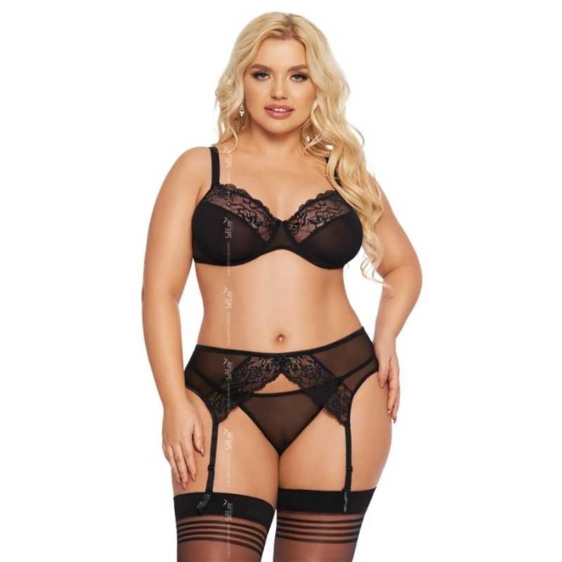 Erotissimo Loveshop 82 Marelle ensemble dentelle noire 3 pièces