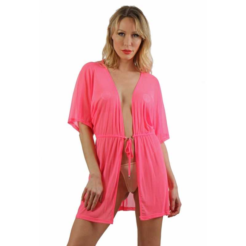 Erotissimo Loveshop 82 Déshabillé micro résille Taille