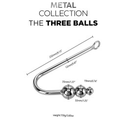 Erotissimo Loveshop 82 The Three balls crochet acier anal