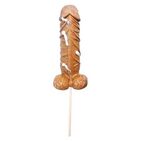 Erotissimo Loveshop 82 Sucette Penis Chocolat au Lait 17 Cm