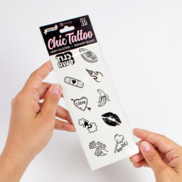 Set 10 tatoos Candy temporaires