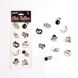 Set 10 tatoos Spicy temporaires