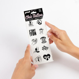 Set 10 tatoos Kinky temporaires