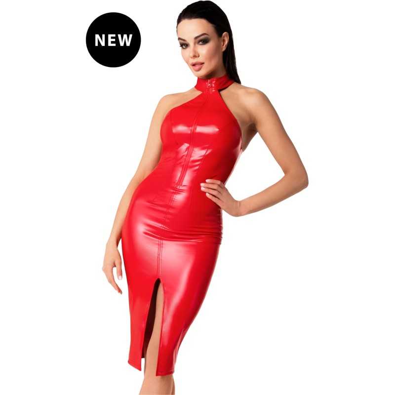 Erotissimo Loveshop 82 Robe Mi Longue Wetlook Rouge Ras De Cou Erotissimo Loveshop 82 Robe Mi Longue Wetlook Rouge Ras De Cou