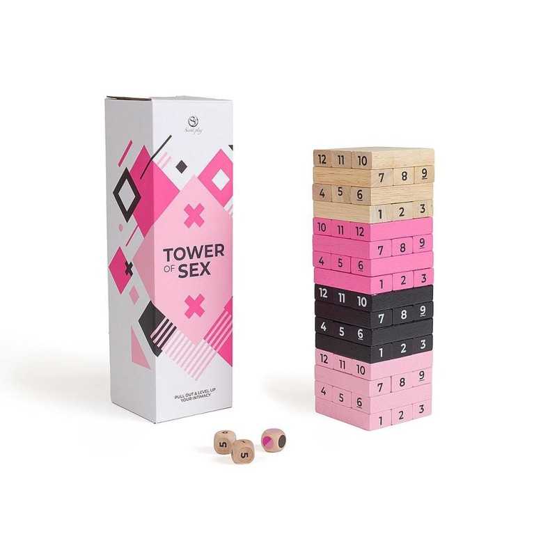 Prestaloveshop Tower of Sex jeu ludique en bois