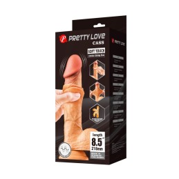 Prestaloveshop Gode Vibrant Ventouse À Squelette 21.8 Cm