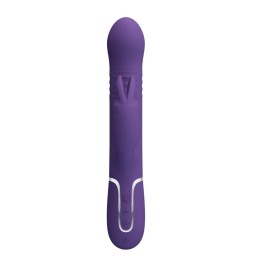 Prestaloveshop Rabbit Vibro Point-G 4 En 1 Avec Va Et Vient Usb