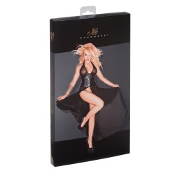 Prestaloveshop Robe Longue Serre Taille Voile Et Wetlook F047