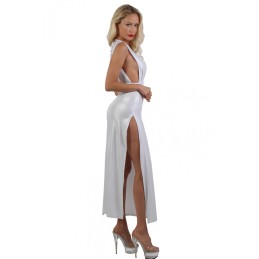 Prestaloveshop Robe Longue Irisé Large Décolleté Dos Nu Prestaloveshop Robe Longue Irisé Large Décolleté Dos Nu