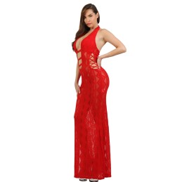 Prestaloveshop Robe Longue En Dentelle Large Décolleté Prestaloveshop Robe Longue En Dentelle Large Décolleté