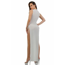 Prestaloveshop Robe Déshabillé Long Transparent Rayé Prestaloveshop Robe Déshabillé Long Transparent Rayé