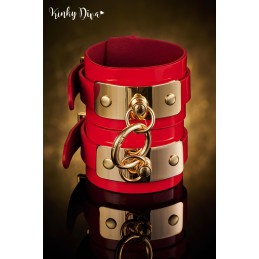 Prestaloveshop Menottes chevilles Glossy anneau détachable doré Prestaloveshop Menottes chevilles Glossy anneau détachable doré