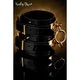 Prestaloveshop Menottes chevilles Glossy anneau détachable doré Prestaloveshop Menottes chevilles Glossy anneau détachable doré