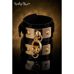 Prestaloveshop Menottes chevilles Glossy anneau détachable doré Prestaloveshop Menottes chevilles Glossy anneau détachable doré