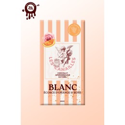 Prestaloveshop Tablette chocolat aphrodisiaque • Blanc, écorce