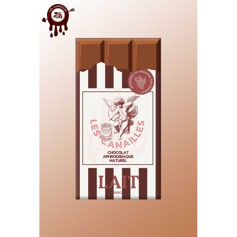 Prestaloveshop Tablette chocolat aphrodisiaque • Lait • 100g