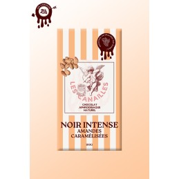 Prestaloveshop Tablette chocolat aphrodisiaque • Noir, Amandes
