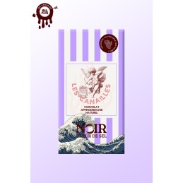 Prestaloveshop Tablette chocolat aphrodisiaque • Noir Fleur de