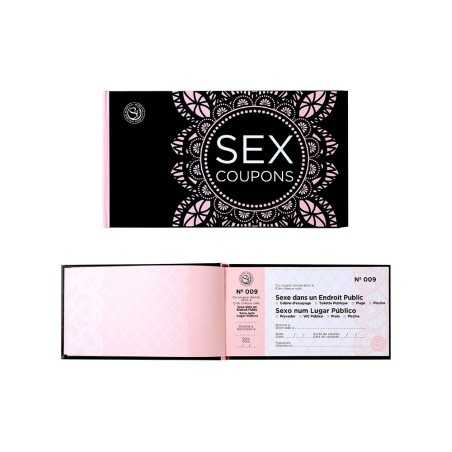 Erotissimo Loveshop 82 Sex Coupons Chéquier 50 coupons