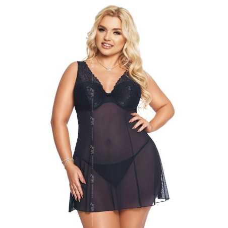 Erotissimo Loveshop 82 Berta Nuisette évasée Grande Taille