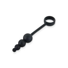 Erotissimo Loveshop 82 Ring Butt Plug Noir