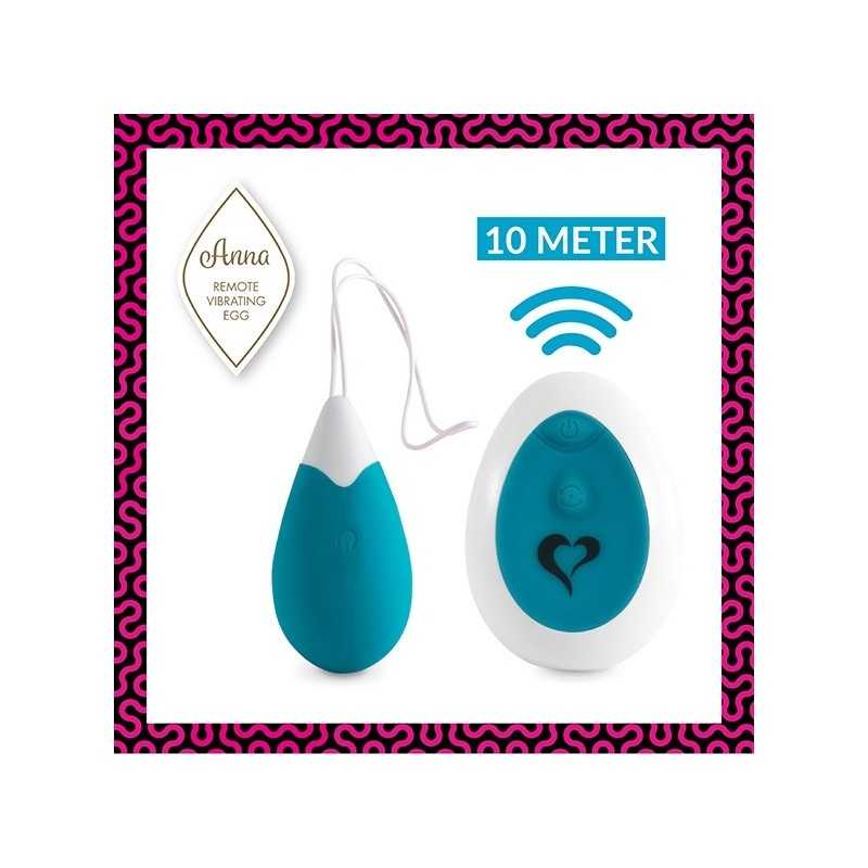 Erotissimo Loveshop 82 Anna Vibrating Egg Remote Deep