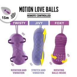 Erotissimo Loveshop 82 Remote Controlled Motion Love Balls Foxy