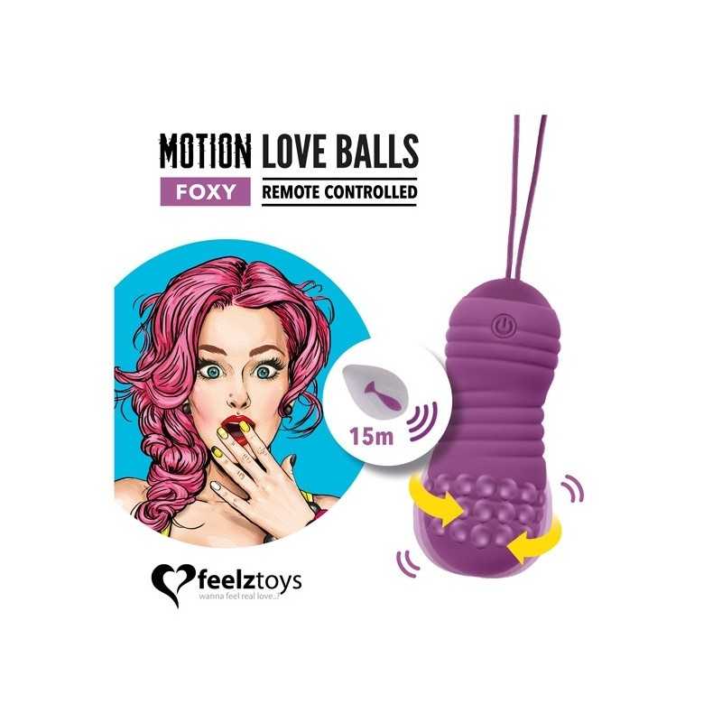 Erotissimo Loveshop 82 Remote Controlled Motion Love Balls Foxy