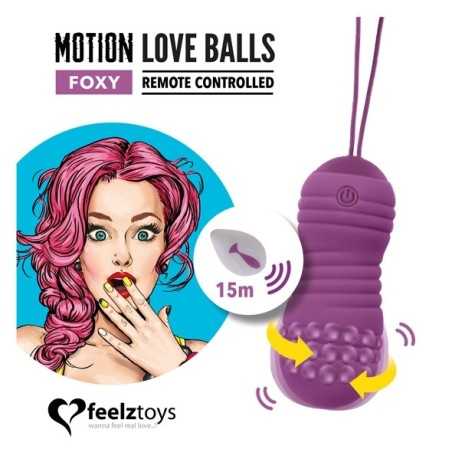 Erotissimo Loveshop 82 Remote Controlled Motion Love Balls Foxy