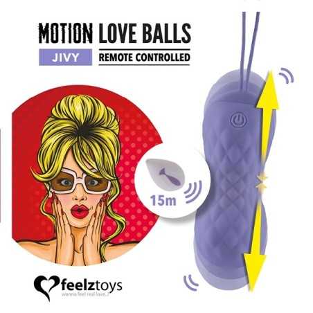 Erotissimo Loveshop 82 Remote Controlled Motion Love Balls Jivy