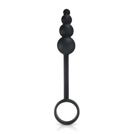 Erotissimo Loveshop 82 Ring Butt Plug Noir