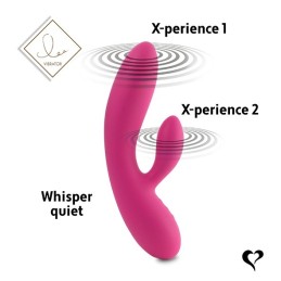 Erotissimo Loveshop 82 Vibromasseur Lea Rabbit 2 Moteurs Fushia