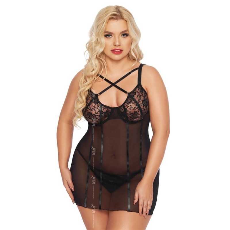 Erotissimo Loveshop 82 Cornelia Nuisette Noire Transparente