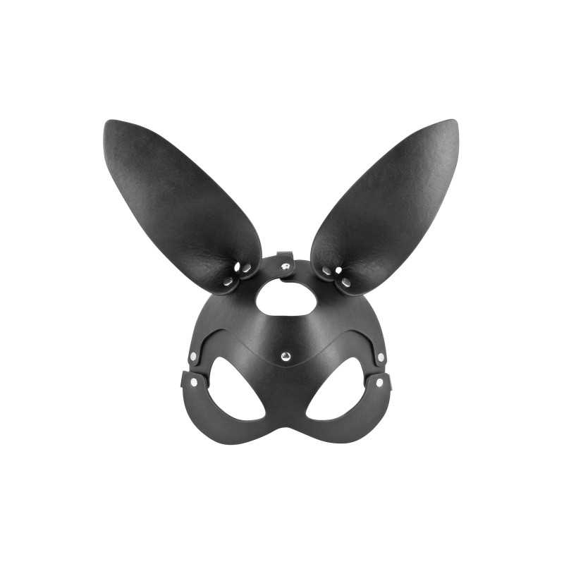 Erotissimo Loveshop 82 Masque Noir Lapin Simili Cuir